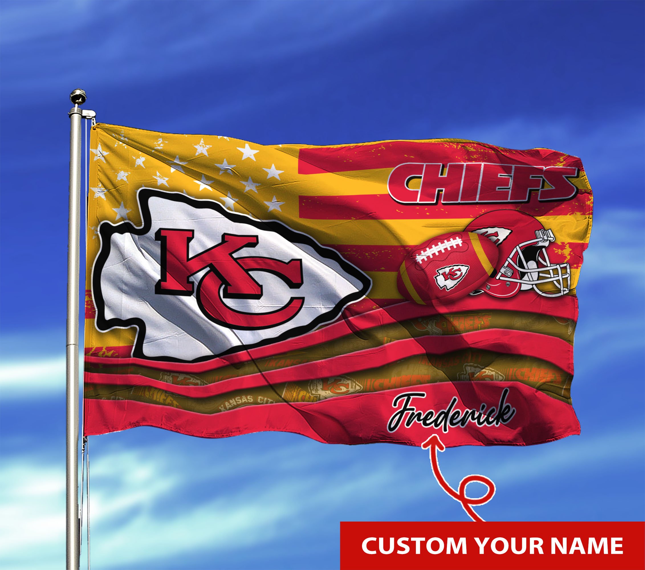 Kansas City Chiefs Custom Flag3x5ft For This Season TU26897